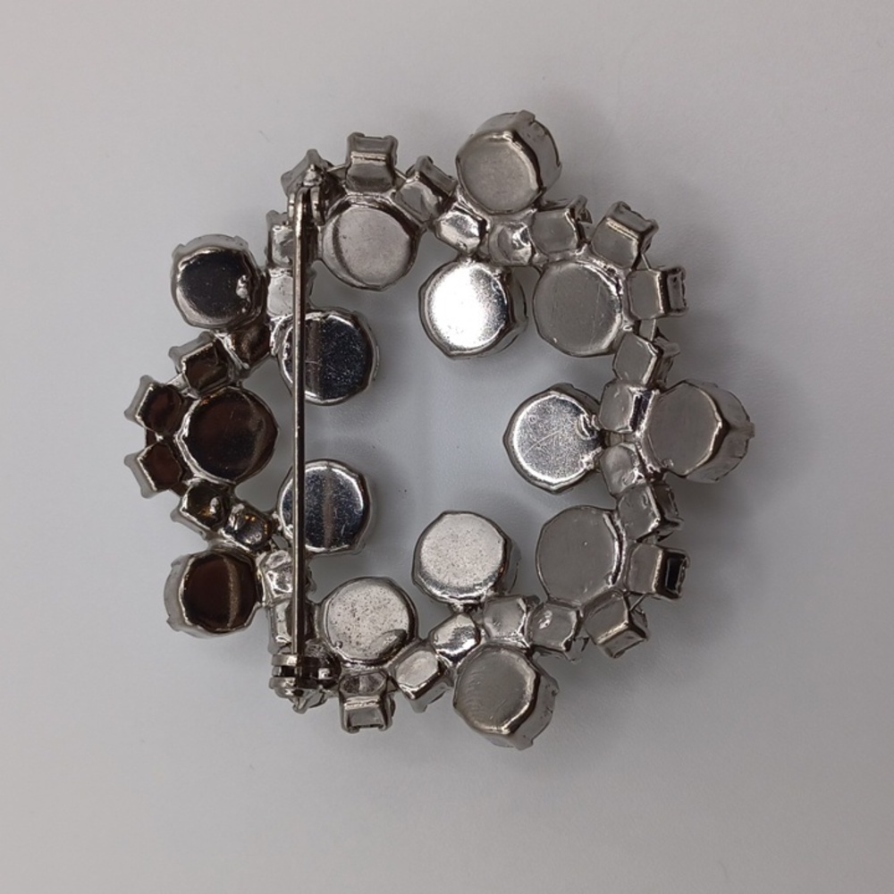 Clear Rhinestone Brooch - Picture 2 of 5